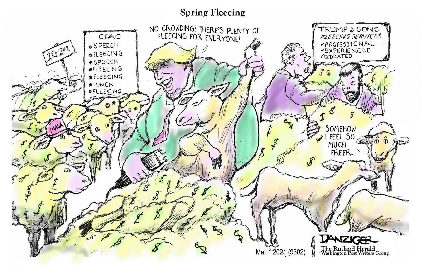 Jeff Danziger cartoon